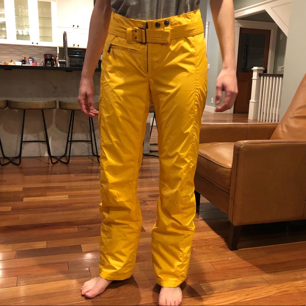 Jet Set Tiby ski snow pants size 3 rare yellow